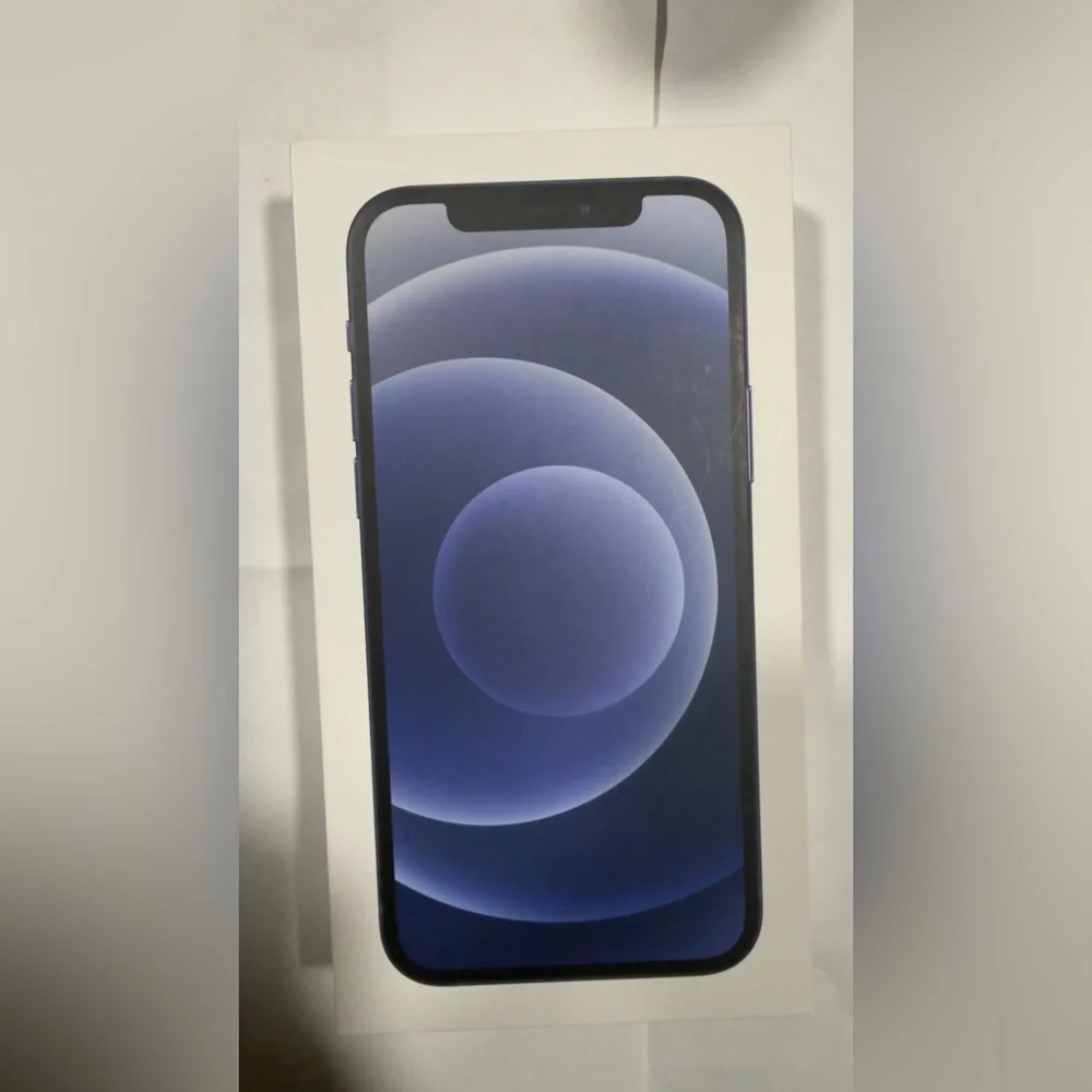 iPhone 12 Pro box empty with stickers